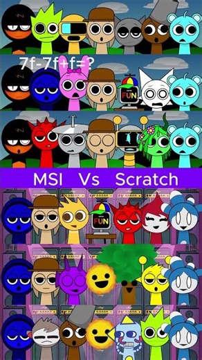 Incredibox Sprunki (MSI Vs Scratch) - The Full Gameplay!