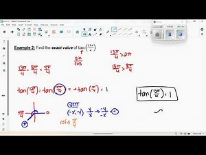 Using exact trig values to evaluate and find points on a circle