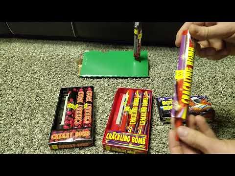 CHERRY BOMBS AND CRACKLING BOMBS - LOUD FIREWORKS