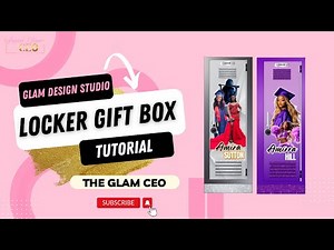 DIY Grad Locker Gift Box 💖 | Easy Foam Board Craft Tutorial (No Cricut Needed!)