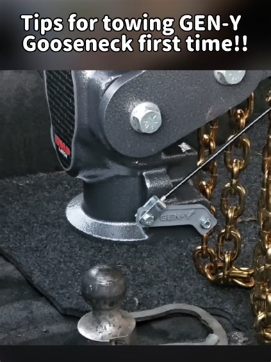 FIRST TOW! GEN-Y Executive Gooseneck Hitch Tow Test on our Fifth Wheel RV!#fifthwheel #trailer #rving #rvtrip #campsite #toyhauler #trick #diy #gooseneck #towing #loadtrail #howto #rvtiktok #fyp #rvlife