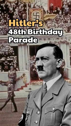Nazi Military Parade in Berlin on Adolf Hitler’s 48th Birthday | History Legends #ww2 #shorts