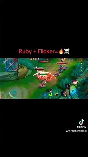 Ruby is too op with flicker #ruby #mobilelegends #fypppppp #viralvideo
