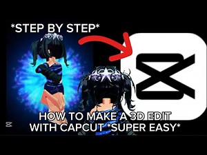 3D roblox edit tutorial capcut *SUPER EASY TUTORIAL*