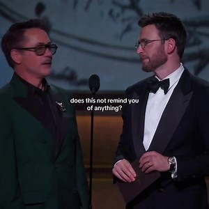 Chris Evans and Robert Downey Jr. at the Oscars: A Memorable Moment