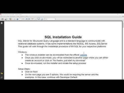 PGA16 | 21 Aug 2021 | Database terminology and MySQL installation