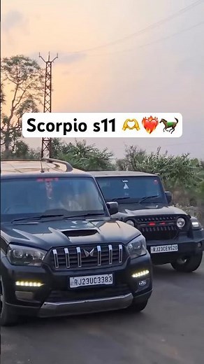 Mahindra Black Scorpio classic s11 🫶🐎 #mahindrascorpioclassic #automobile #shorts