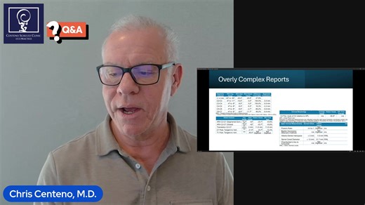 Can you get a DMX or VF study at CSC to help diagnose CCI? Yes, in this video, Dr. Centeno dives deep into DMX and what is the same and different about getting one done at CSC in Colorado. | Centeno-Schultz Clinic
