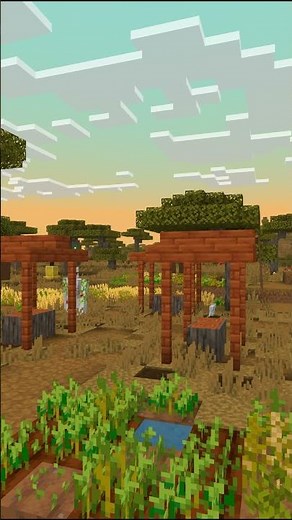 Sunset Serenity Scenes 🌅🌿 | Pure Minecraft Magic #minecraft #shorts