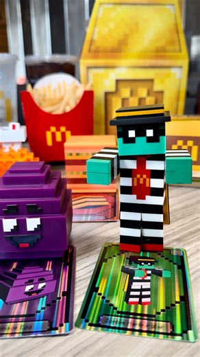 Marroquin McDonald's Organization on Instagram: "Now Available! 🚨NEW Minecraft Meal and Happy Meal at McDonald’s! 🍔🔥 Adults can enjoy a Big Mac or 10pc McNuggets with fries 🍟 , a drink, and the fiery new ‘Nether’ sauce, plus a collectible card and Minecraft skin code! 🎮 Kids can collect 12 Minecraft toys with the new Minecraft Happy Meal! 😁 Hurry, these limited edition meals are a must-have for McDonald’s and Minecraft fans! 🔥 While supplies last. 🚨 #minecraft #mcdonalds #minecraftmeal #