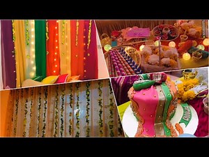 Dholki Setup for Friend | DIY Dholki / Mehndi Decor at Home | Decoration Ideas | Mehndi Mayon Setup