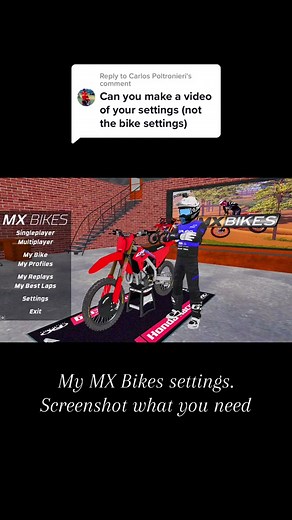 Replying to @Carlos Poltronieri I run a PS4 controller as well. #mxbikes #mxbikessettings #mxbikessetup #beginnerguide #mxbshop #mxbikesdaily #mxbmods #mxbikeshelp #motocrossgame