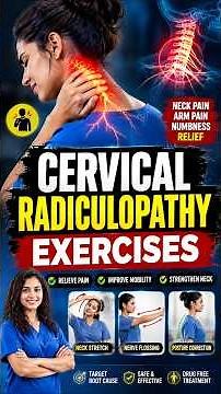 Best Cervical Radiculopathy Exercises | Neck Pain, Arm Pain & Numbness Relief | Physiotherapy