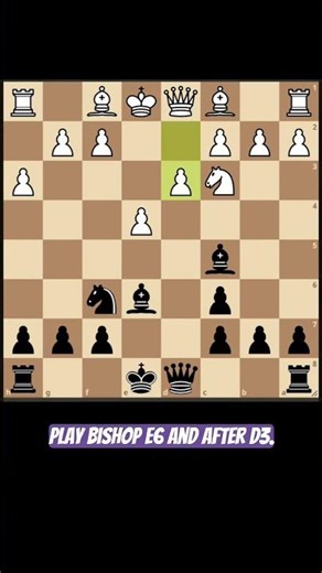 Brilliant opening chess trap #chess #chesstricks
