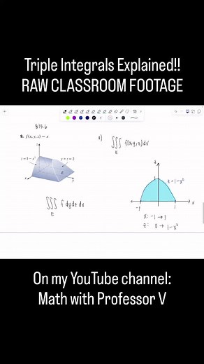 Triple Integrals Explained Step by Step in Calculus 3