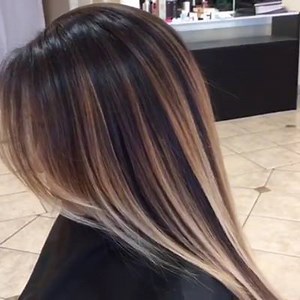 Hair colour transformation By: @paintedhair | MetDaan Creative