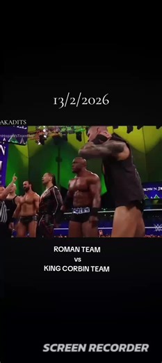 Roman Team vs King Corbin Team Showdown