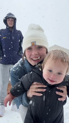 Baby Rustyn's First Snow Day Adventures! ❄️☃️