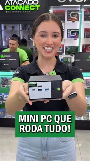 Atacado Connect on Instagram: "Mini PC GMKtec NucBox Evo X1 😱 👉 Link na bio 😉 #pc #minipc #setup #gmktec #gmktecnucboxevox1 #gamer #gamers #setups"