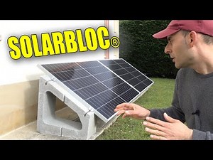 Solarbloc - Soportes de hormigón para placas solares
