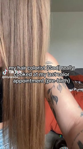 Level 7 Dirty Blonde Balayage Highlights