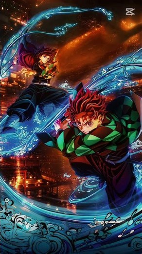 The best water breating duo in demon slayer plus the most over reacting person. # tanjiro # giyo