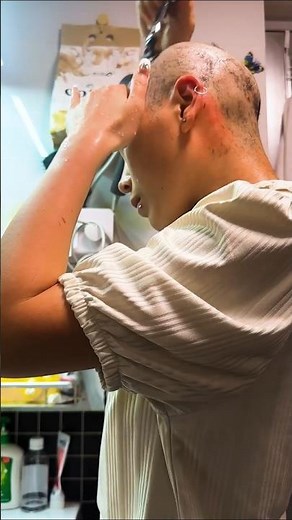 Girl's Perfect Smooth Razor Headshave 🪒 #headshave #usashorts