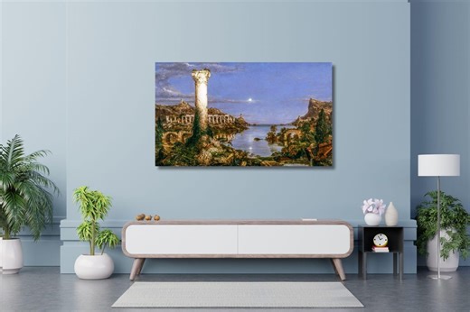 Thomas Cole, the Course of Empire Canvas Wall Art, Desolation 1 - Etsy