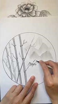Easy bamboo drawing #drawing #pencildrawing #art #easydrawing