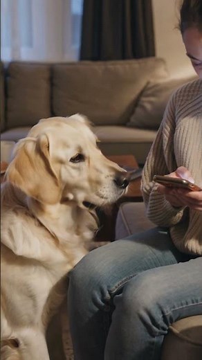 You can’t ignore them…they won’t allow it 😄👉 What does your dog do for attention? 🐶👇