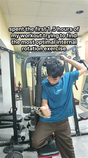 also I tried to find external rotation which took most of the time and I didn't even find one #gymrat #funny #sciencebasedtraining #bodybuildermotivation #fit #gym #sbl #sciencebasedlifting #training #fitness #workout #bodybuilder #bodybuilding