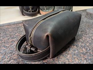Making a Leather Dopp Kit