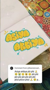 How to Draw Bubble Letters (Calligraphy Tutorial)#shorts #art#calligraphy #tutorial#lettering