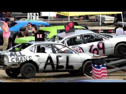 Fayette County Fair Demolition Derby Footage & Track Preview July 28th, 2025 Full Size MWFA Hardcore