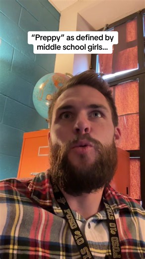 What I learned from my #middleschoolers today about what #preppy means now: - It’s still somewhat connected to style - The preppy style of my day is different - It can be used ironically or as an insult. - It’s still a battle between the #preppys and #emo - They all have different definitions. 😂😂😂 #middleschool #preppy #preppynation #teachers #middleschoolteacher #genalpha #middleschoolslang #teachersoftiktok #teacherfyp