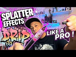 HOW TO DO SPLATTER EFFECTS (Art Tutorial)