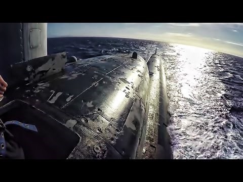 U.S. Fast Attack Submarine • Topside In The Conning Tower