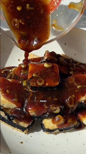 crispy nori wrapped tofu with general tso’s sauce