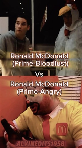 Rackaracka Ronald (Prime-Bloodlust) vs SML Ronald (Prime-Angry)