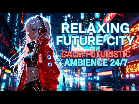 Neon Dreams 🌌 | Futuristic Sci-Fi Ambient Music for Relax, Focus & Night City Vibes