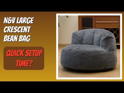 REVIEW (2025): N&V Large Crescent Bean Bag. Features