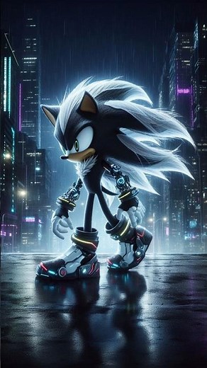 Shadow the hedgehog + Silver the hedgehog = Fusion Transformation 🧬 Sonic Transformation #sonic #ai