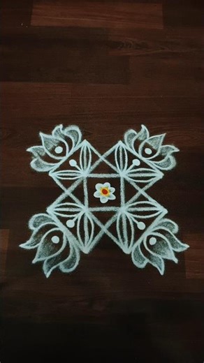 Easy Friday Padi Kolam designs 🌺 Shukrawar Kolams 🌺#rangoli #padikolam #shorts #trending