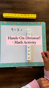 110K views · 616 reactions | Simple Division with Math Link Cubes!...