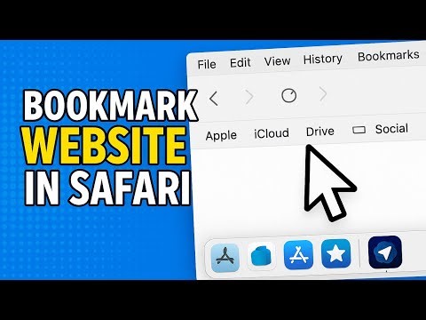 How To Bookmark a Website in Safari on Mac