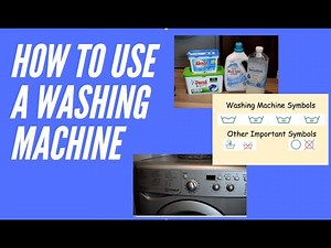 Life Skills - How to use a washing machine