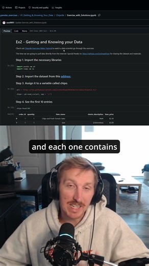 Learn to manipulate data 😎 #code #coding #tech #learntocode #datascience