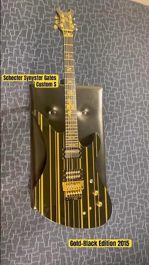 Schecter Synyster Gates Custom-S ( Gold-Black Edition ) 2015