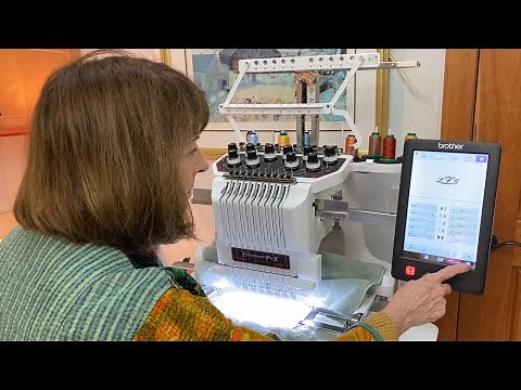 Monogramming Towels with the Brother 10 needle - Day 9