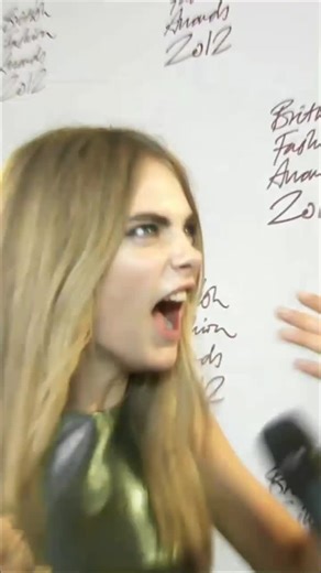 Cara Delevingne at British Fashion Awards 2012
